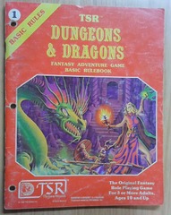 V042: Dungeons & Dragons Basic Rules: 1981: 1st Printing: READ DESCRIPTION